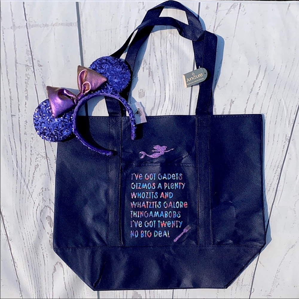 Disneys little mermaid inspired tote bag